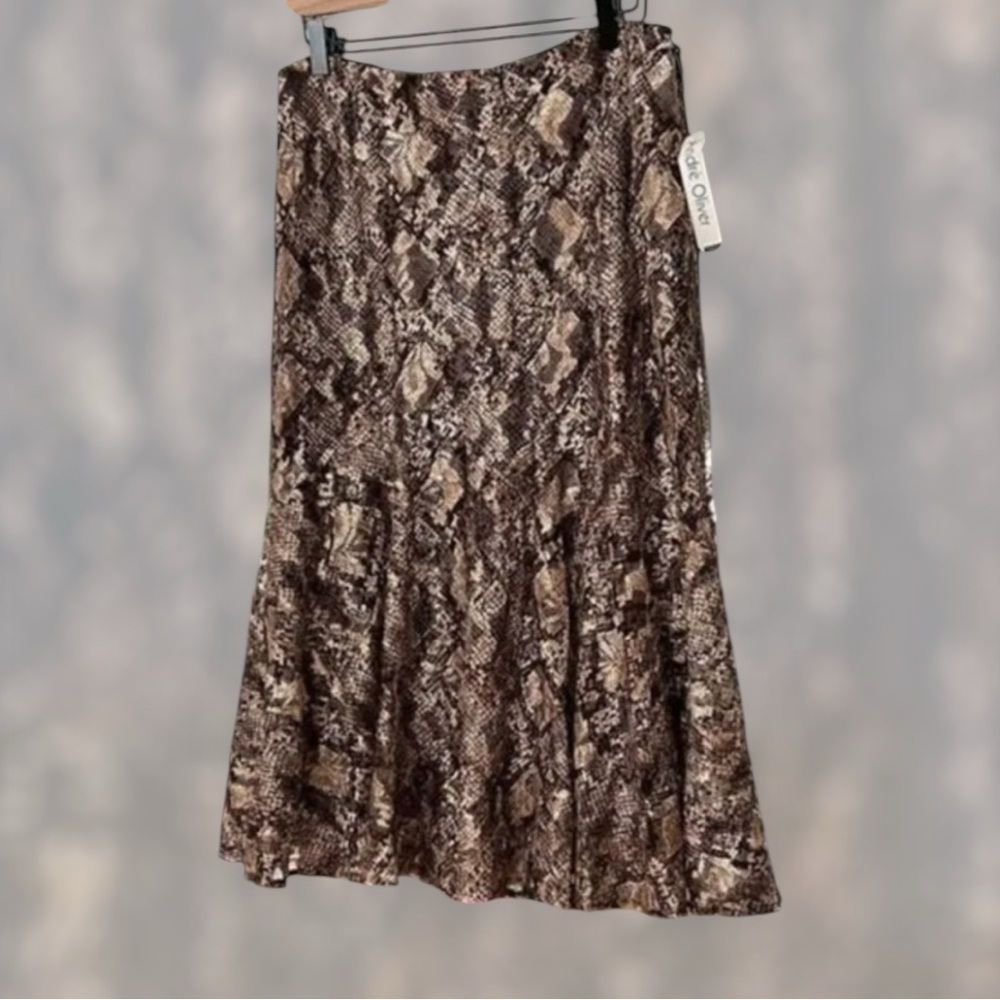 ANDRE OLIVER Circle Skirt Size 10